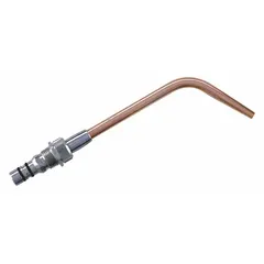 Oxy-acetylene welding tip, size 9, for medium-duty welding on steel and other metals. Provides a stable flame for clean welds in fabrication and repair.