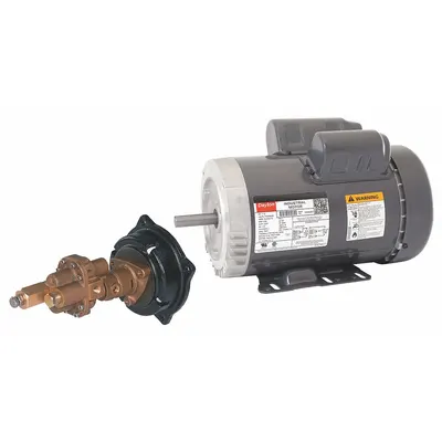 Dayton Rotary Gear Pump: Direct Drive, 1 1/2 hp Horsepower, 115/230V AC, Bronze Body - Direct-Drive Rotary Gear Pumps