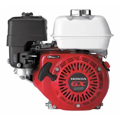 HONDA Gasoline Engine: Series GX200 Series, 9.1 lb-ft Gross Torque, 5.8 hp Horsepower, Horizontal (MPN GX200QX2). Key specifications — Muffler: Yes; Start Type: Recoil; Shaft Diameter: 3/4 in; Shaft Configuration: Key; Manufacturer Part Number: GX200QX2.