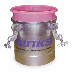 This 10-pack of paint tank liners is designed for use with BINKS 83S-2XX, 83Z-2XX, and QMST-52XX series paint tanks. Each liner has a 2.8 gal capacity and helps prevent cross-contamination while simplifying cleanup in industrial finishing operations.