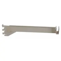 ECONOCO Rectangular Tubing Bracket: Single, 1 in Slot Spacing, 1/2 in Slot Lg, Chrome, 16 ga Gauge (MPN SLT/12)