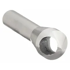 This 90° countersink features a zero-flute, anti-vibration design to reduce chatter during operation. Constructed from cobalt steel for heat resistance and extended tool life. Creates conical recesses for flat-head screws and deburrs holes in ferrous and non-ferrous materials.