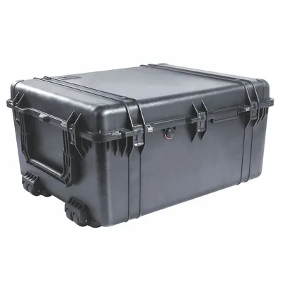 PELICAN 1690NF Standard Protective Transport Case, No Foam, Black, IP67 - Standard Protective Transport Cases