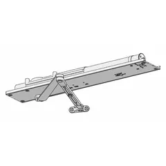 LCN Door Closer: Concealed Mounting Type, Grade 1 - Heavy Duty, Aluminum, 21 7/8 in Lg, 1 5/8 in Wd (MPN 5033-REG RH AL). Key specifications — Manufacturer Part Number: 5033-REG RH AL; Brand: LCN; Closer Series: 5030; Closer Type: Non-Hold Open; Location Use: Interior/Exterior; Spring Type: Adjustable; Product Type: Door Closer; Spring Size: 1.