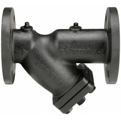 KECKLEY Y Strainer: 3 in, Flanged, Perforated, 0.0625 in Screen Size, Cast Iron - Cast Iron Y Strainers