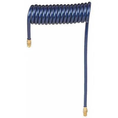 GUARDAIR 38X12B04 Polyurethane Coiled Air Hose Assembly - Polyurethane Coiled Air Hose Assemblies with Polyurethane Cover