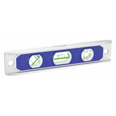 WESTWARD Torpedo Level: Level, Plumb & 45° Angle, 9 in Overall Lg, Top & Side Read - Magnetic Torpedo Levels