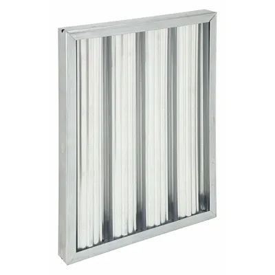 OEM Grease Filter: 20 in x 16 in x 2 in, Galvanized Steel - Grease Collection Baffle Air Filters