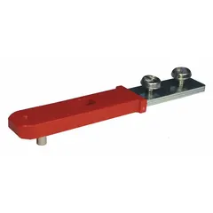 Straight actuator for safety-interlock switches, used to confirm proper guard positioning in industrial machinery. Compatible with EUCHNER safety-interlock switches to ensure guards are correctly closed before machine operation.