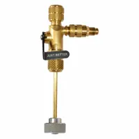 JB INDUSTRIES Valve Core Remover: 3 1/4 in Lg, Brass, 1/4 in Male SAE, 1/4 in Male SAE (MPN A32525SVT)