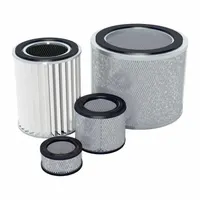 SOLBERG Filter: Fiberglass, 11.81 in Overall Ht, 6 in Inside Dia, 9 in Outside Dia, HE2540