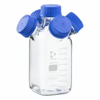 DURAN Laboratory Bottle: 1 L, 45 mm, Polypropylene, Unlined, Colorless, 1, Clear (MPN 218505453)