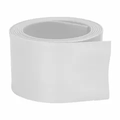 Clear polyolefin heat shrink tubing with 1.5 in inside diameter before shrinking and 0.75 in after. Supplied in 4 ft length. Used for insulating and protecting electrical connections, wire splices, and terminals in industrial and maintenance applications.
