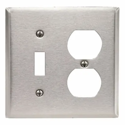 LEVITON Wall Plate: Combo, 2 Gang - Combination Wall Plates