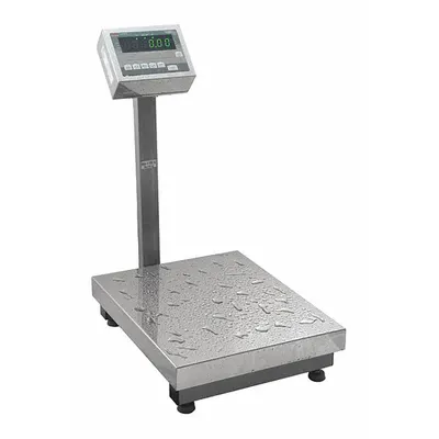 TORBAL Industrial Bench Scale: 19 3/4 in x 15 3/4 in, IP68, Column-Mounted - Bench Scales with Column-Mounted Indicator