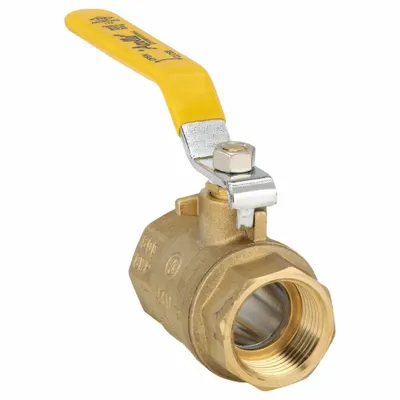 APOLLO Manual Two-Way Ball Valve: 1 in, Brass, Straight, FNPT x FNPT - Brass Ball Valves