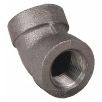 ANVIL Metal Pipe Elbow: 1/2 in x 1/2 in, Female NPT Threaded x Female NPT Threaded, Malleable Iron (MPN 0310510607)