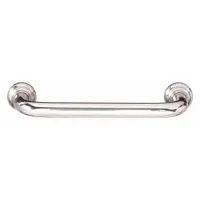 MONROE PMP Pull Handle: Threaded Holes, Stainless Steel, Silver, 3/8"-24 Screw Size, 0.38 in (MPN PH-0188)