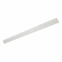 This 4 ft LED strip light retrofit kit replaces (2) T8 lamp fixtures in commercial or industrial settings. It delivers 4,778 lumens at 4000K color temperature, consumes 38.1 watts, and operates on 120/277V AC. The kit is dimmable via 0-10V dimming method for adjustable light output.