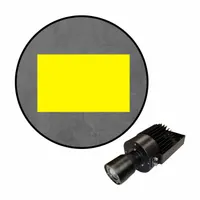 VISUAL WORKPLACE INC. Virtual Safety LED Walkway: Virtual Safety LED Walkway, Solid, Yellow, 50 W (MPN 66-3139-618EXT-PS150)