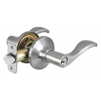 MASTER LOCK Door Lockset: Office Lever Locksets, Nickel (MPN WL0115KAS)