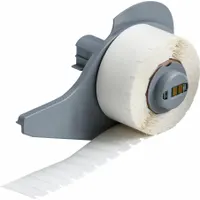 Wraparound Label: 3/4 in x 1/4 in, Vinyl, Black on White, For 16 AWG to 10 AWG Wire Gauge (MPN M7-10-498)