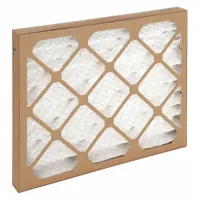 Pleated Air Filter: 16 in x 20 in x 2 in, MERV 11, Gen Use