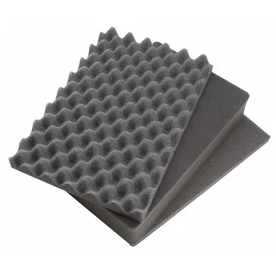 PELICAN Case Replacement Foam: 11 7/8 in x 8 7/8 in, 1/2 in_1 3/8 in_3 3/8 in Foam Thick - Cubed Pick & Pull Foam Inserts