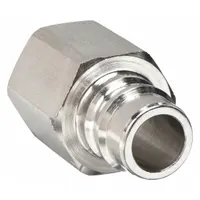 SNAP-TITE Hydraulic Quick Connect Hose Coupling: 1/4 in, 316 Stainless Steel, 1/8"-27 Thread Size (MPN SPHN4-2F)