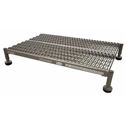 COTTERMAN Work Platform: 9 in Platform Ht - Max, 24 in Platform Wd, 24 in Platform Dp - Adjustable-Height Single-Step Platforms