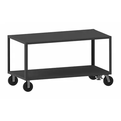 DURHAM MFG Work Table: Fixed Ht, Steel, 36 3/8 in x 72 3/8 in - Steel-Top Mobile Worktables
