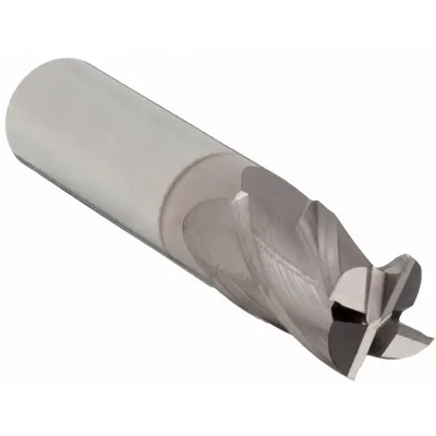 OEM Carbide Square End Mill, TiCN Coated, 4 Flute, 13/64" Mill Dia, 3/8" LOC, 2" OAL - General Purpose Carbide Square End Mills