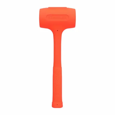 STANLEY Dead Blow Hammer: Steel Handle, 3 1/4 lb Head Wt, 2 7/8 in Hammer Face Dia - Standard Dead-Blow Hammers