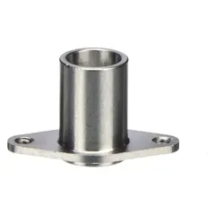 Diamond-style quick-release pin receptacle designed for use with 1/2 in diameter pins. Provides a secure fastening point for quick-release pins in industrial fixturing, material handling, and assembly applications where rapid component changes are required.