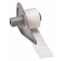 Wraparound Label: 1/2 in x 1 in, Vinyl, Black on White, For 12 AWG to 10 AWG Wire Gauge (MPN M7-17-498)