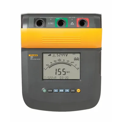 FLUKE Megohmmeter: 5 megaohm to 100 gigohm, CAT III 1000V/CAT IV 600V, IP40, Digital - Advanced Feature Megohmmeters