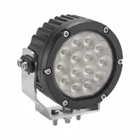 MAXXIMA Vehicle Work Light: Round, Flood, LED, Bolt, DT06 Pigtail, Integrated Deutsch-Style DT04 (MPN MWL-510)