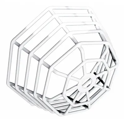 LEVITON Protective Cage for Ceiling Sensors, White, ODCCG - Lighting Control Mounting Accessories