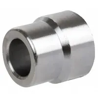 Steel socket-weld extreme-pressure pipe fitting with a straight reducing configuration. Connects 3 in to 1-1/2 in pipe with female socket ends on both sides. Used in high-pressure piping systems requiring a compact, leak-resistant joint