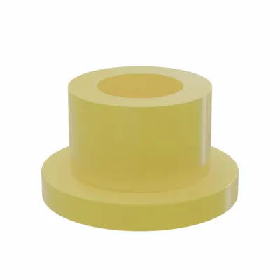 BUNTING BEARINGS Plastic Flanged Sleeve Bearing for Non-Hardened Surfaces - Plastic Flanged Sleeve Bearings for Non-Hardened Surfaces