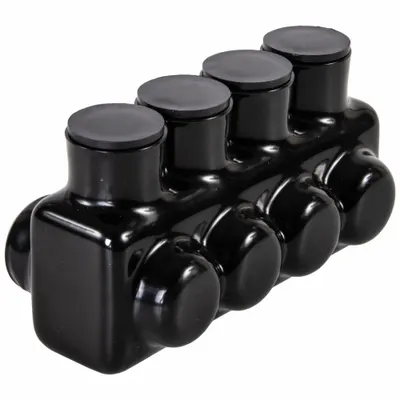 POLARIS Multitap Connector: 4 Port, Single-Sided Entry, 6 AWG – 3/0 AWG Wire Size - Dry-Location Single-Sided Entry Multitap Connectors
