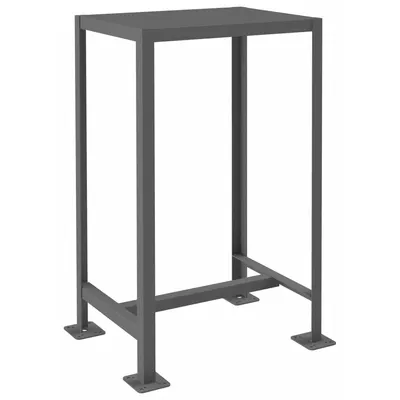 DURHAM MFG Work Table: Fixed Ht, Steel, 24 in x 18 in, 2,000 lb Overall Load Capacity - Steel-Top Worktables