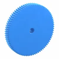 Machined Spur Gear: Module m 1.5, 80 Teeth, 12 mm Bore Dia, Nylon, 20° Pressure Angle, Plain Bore (MPN PS1.5-80)