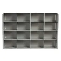 Compartment Drawer Insert: 13 3/8 in x 9 1/4 in x 2 in, 3 5/32 in x 2 13/64 in, 16 Compartments (MPN 229-95-16-IND)