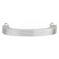 MONROE PMP Pull Handle: Threaded Holes, Aluminum, Silver, #8-32 Screw Size, 0.13 in (MPN PH-0178)
