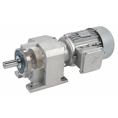 NORD Gearmotor: Inline, Single Output Shaft, 3-Phase, TEFC, 28 RPM - Inline Shaft Washdown-Duty AC Gearmotors