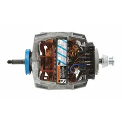 OEM replacement drive motor for Electrolux dryers and washing machines. Restores drum rotation for proper tumbling and drying performance in compatible laundry appliances.