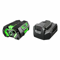 This 56V DC ARC Lithium™ battery features a tabbed design and 5 Ah capacity, delivering sustained power for cordless outdoor equipment. It includes one battery and is compatible with the 56V ARC Lithium™ platform, supporting tools such as mowers, trimmers, and blowers.