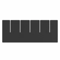 QUANTUM STORAGE SYSTEMS Divider: 6 5/8 in x 3 in, Plastic, Conductive, 2TB27, DG91035CO (MPN DS91035CO)