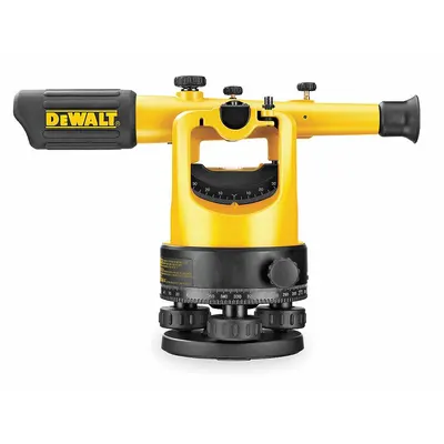 DEWALT Transit Level Kit: Auto, 20X, 22 mm Aperture, 200 ft Working Range (Max) - Transit Levels